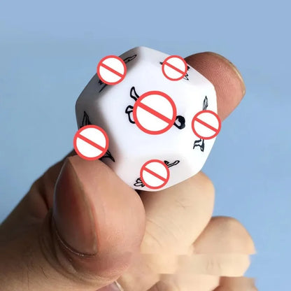 12 Sides Sex Toys for Couples Funny Sex Dice Adult Game Erotic Love Sexy Posture Foreplay Lovers Humour Game Toy Romantic Party