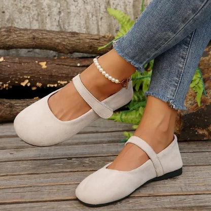 Shoes Woman Flats Round Toe Casual Female Sneakers Dress Nurse Comfortable New Summer Solid Rubber PU Fabric Leisure Fretwork