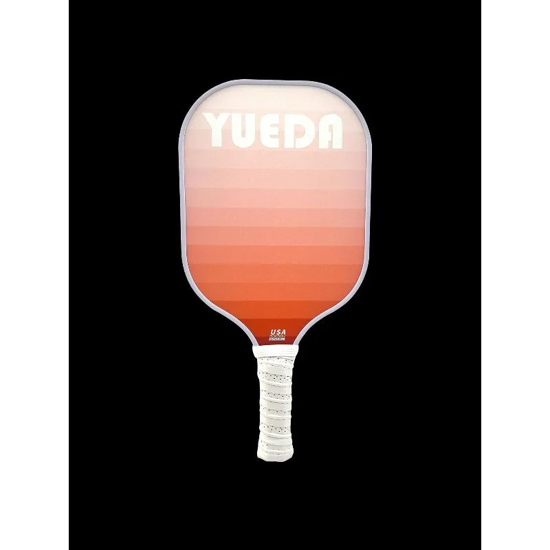 Gradient Color Pickleball Paddles Set USAPA Approved Fiberglass Fiber of 2 Lightweight Pickle Ball Rackets with 4 Balls 1 Bag