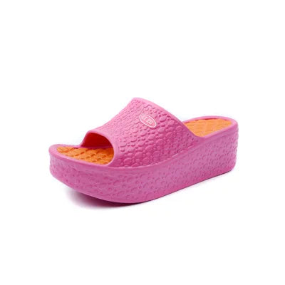 Summer Woman Slippers Thick Bottom Platform Open Toe Females Shoes Solid Non Slip Ladies Sandals Wear-resistant Slides 2022 New