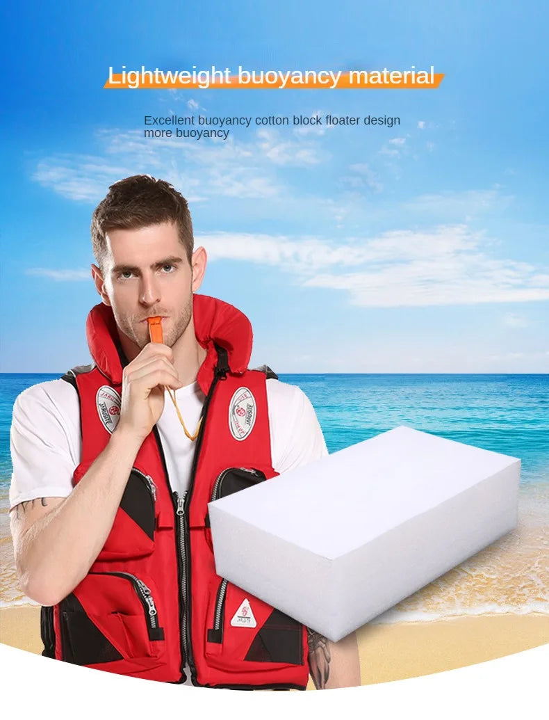 Outdoor Wading Sports Vest Adult Sea Fishing Life Jacket Sea Fishing Wading Multi-pocket Removable Quick-dry Fishing Life Jacket