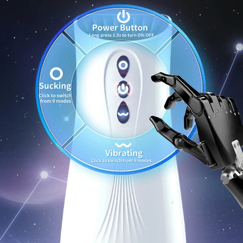 Automatic Sucking Male Masturbator Vibration Blowjob Machine Masturbation Cup Pocket Pussy Penis Pump SexToy Adult Goods for Men