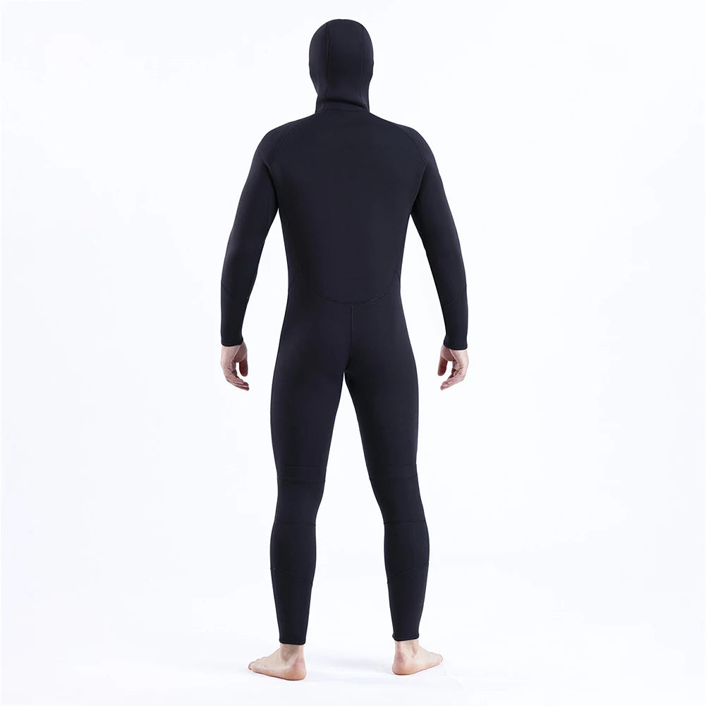 5mm Thickness Hooded Wetsuits Waterproof Jumpsuit Swimwear For Swimming Surfing