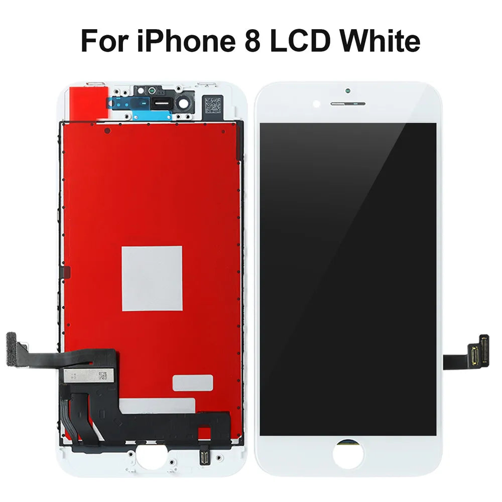 For iPhone 5 5C 5S SE 6 6S 7 8 Plus LCD Display Touch Screen Replacement For iphone 7G 7P 8G 8 Plus LCD Screen Tempered Glass