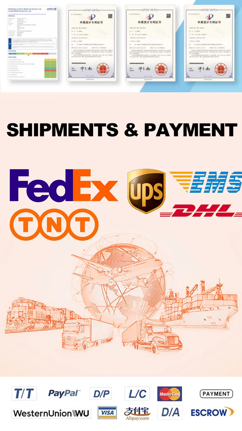 9ft-13ft Outdoor Drifting Rib Boat 300 390 Semi-Rigid Aluminum/Hypalon/PVC Inflatable Dinghy Orca