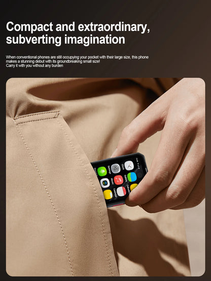 SERVO TANK500 IP68 Waterproof Mini Smart Phone 4G LTE Android 12 RAM 6GB ROM 128GB PTT Network Intercom Small Rugged Smartphones