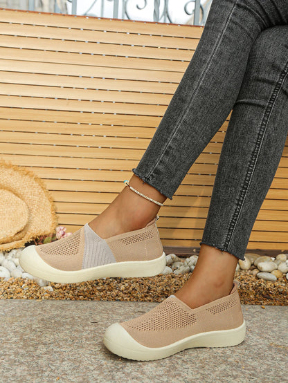 Women's shoes summer 2026  Single Shoes Dual-Tone Breathable Design Petite Fragrance Style Comfortable Footwear shoes woman