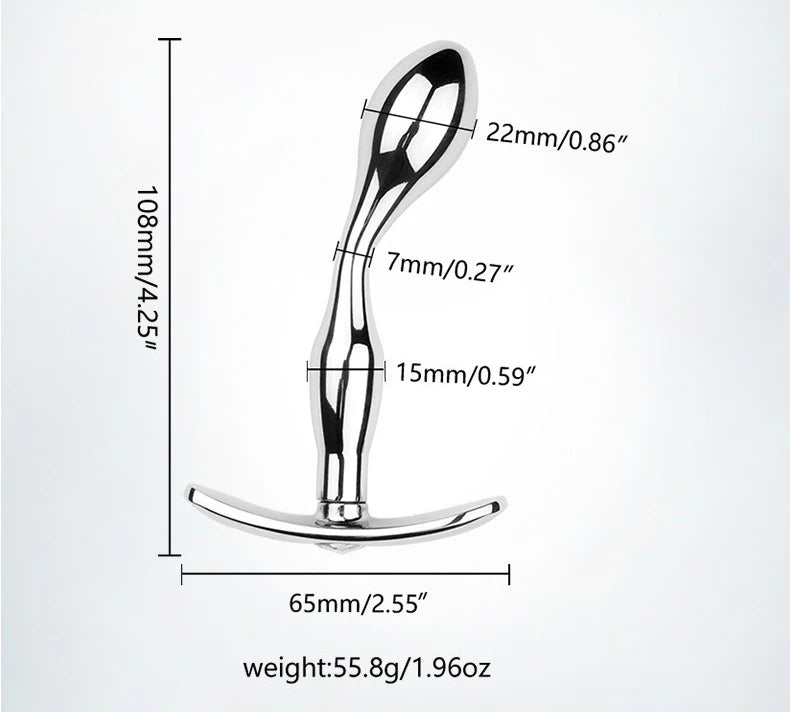 Metal Anchor Base Anal Plug outdoor Butt Plug Stainless Dildos Women'S Vaginal Plug Adult Couple Gay Masturbating Intimate Toys