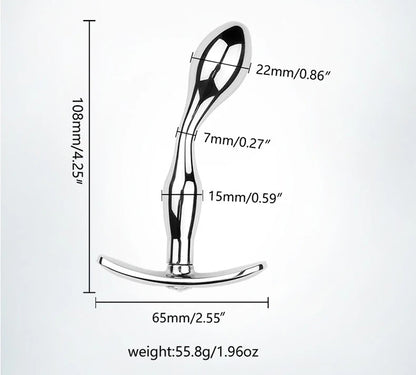 Metal Anchor Base Anal Plug outdoor Butt Plug Stainless Dildos Women'S Vaginal Plug Adult Couple Gay Masturbating Intimate Toys