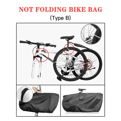 Folding Bike Travel Bag Bicycle Portable Transport Carrying Case for 14-16 inch / 20-22 inch / 21-26 inch Bycicle Accessories