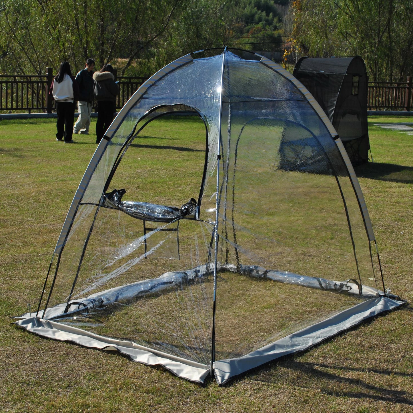 All Weatherproof Shelter,720°View Weather Tent,2 Person Instant Tent,Outdoor Transparent Tent for Sport Event,Camping