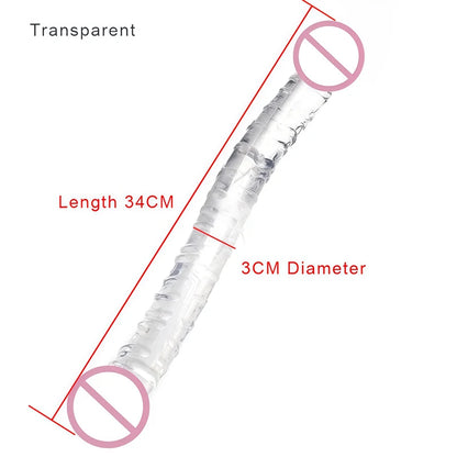 Sexy Toys Both Ends Dildo For Women Vaginal Plugs Prostate Massager Masturbators Adult Supplies Anal Dilator Exotic Accessories
