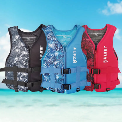 Neoprene Life Jacket Adult Children Life Vest Water Safe Fishing Vest Kayaking Boating Swimming Surfing Drifting Safe Life Vest