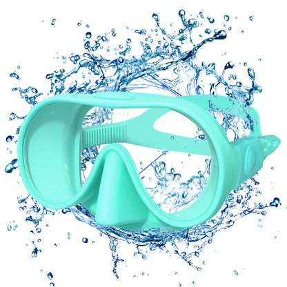 Diving facial mirror, anti -fog 180 ° snorkeling facial mirror, deep water diving mask diving goggles with respiratory tube