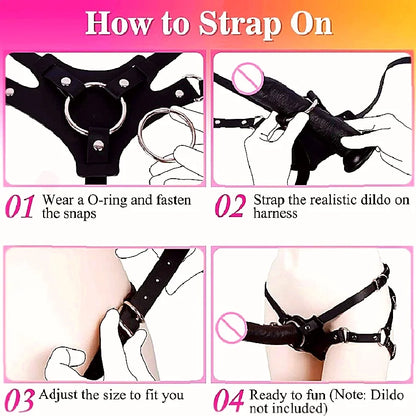 Lingerie With PU Leather D Shaped Ring Offers Couples Gaming Equipment Through Erotic Clothing Punk Carnival Holiday Styling