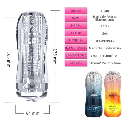 Sex Adult Toys Male Sex Products Masturbator Cup Soft Pussy Transparent Vagina Anal Adult Exercise Supplies Pocket Cup for Men