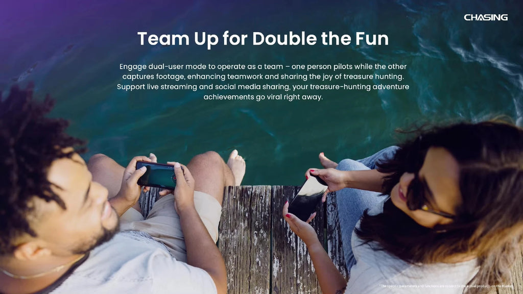 CHASING Dory Explore Underwater Exploration Treasure Hunting Drone Depth 14.5m 1080p HD with Metal Detector Underwater Drone ROV