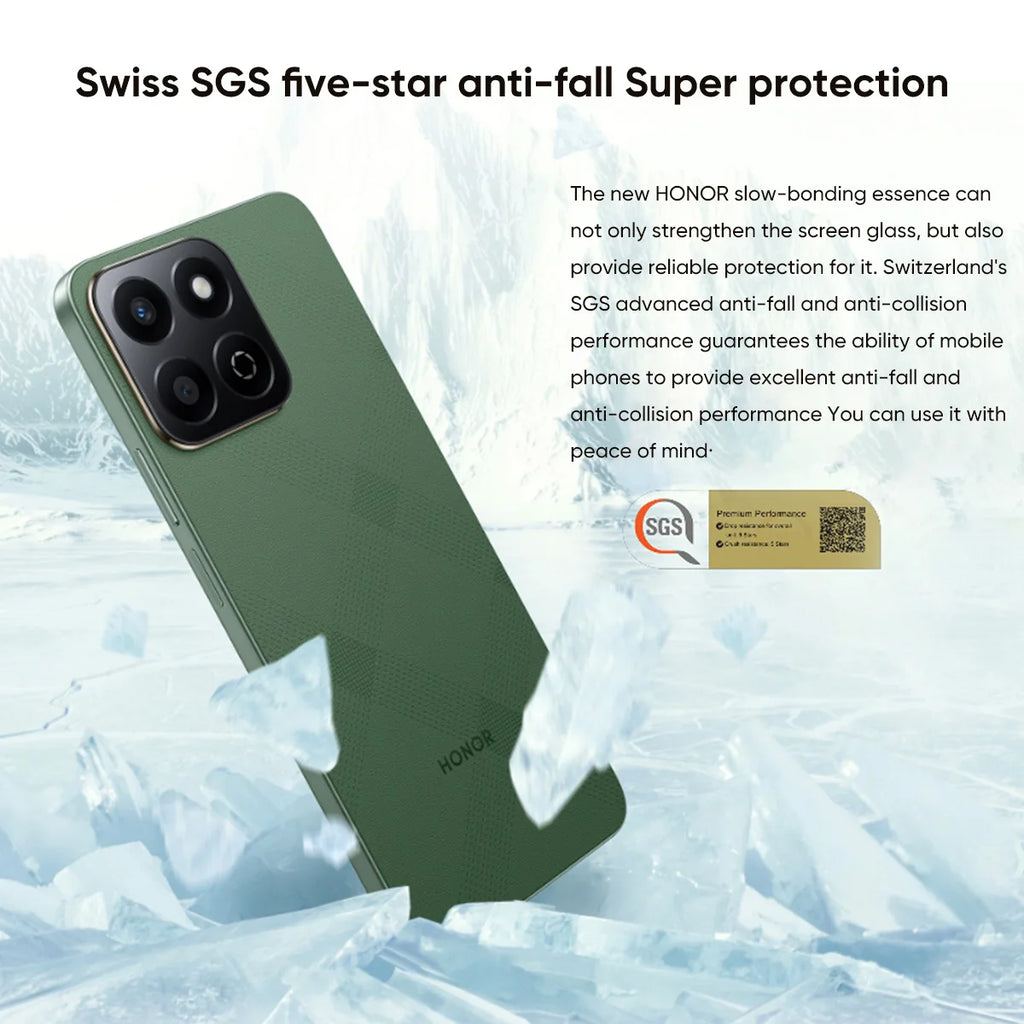 2025 New HONOR 200 Smart Global Version Snapdragon 4 Gen 2 5G Smartphone 6.8'' 120Hz TFT LCD Display 35W HONOR SuperCharge IP64