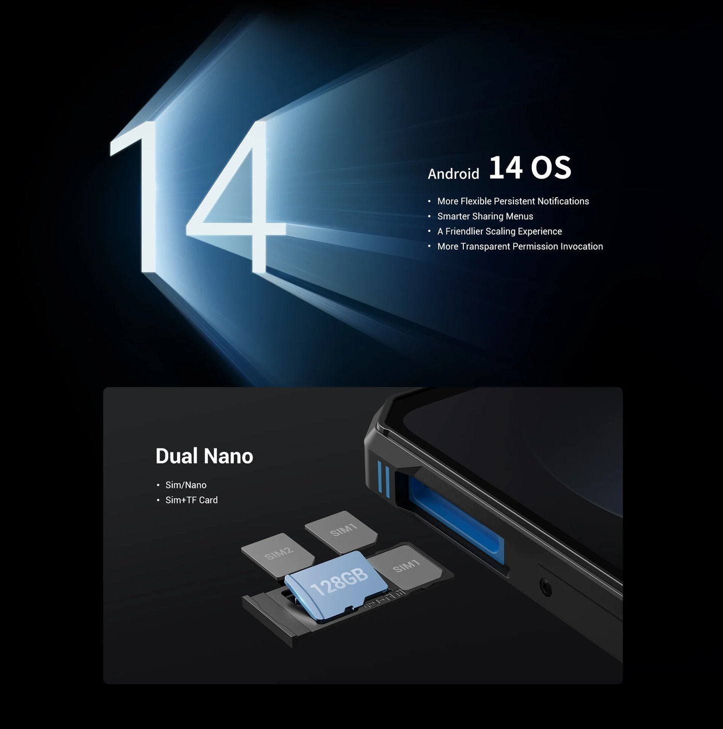 [World Premeire]FOSSiBOT F105 Rugged Smartphone Android 14 OS 10300mAh 12+64GB Mobile Phone 20 MP Camera 6.745" HD+ IPS Phone