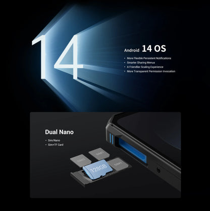 [World Premeire]FOSSiBOT F105 Rugged Smartphone Android 14 OS 10300mAh 12+64GB Mobile Phone 20 MP Camera 6.745" HD+ IPS Phone