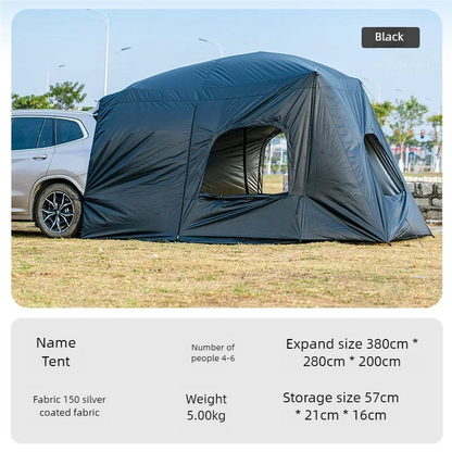 Universal SUV Camping Tent with Spacious Awning Waterproof Car Tent Easy Setup for Backpacking Traveling  Outdoors Car tail tent