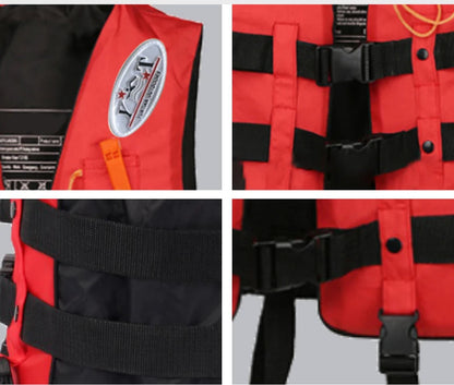 Life Jacket for Adults, Water Sports Safety Vests, Surf Lifeguard, Kayaking and Water Sports, 120 kg