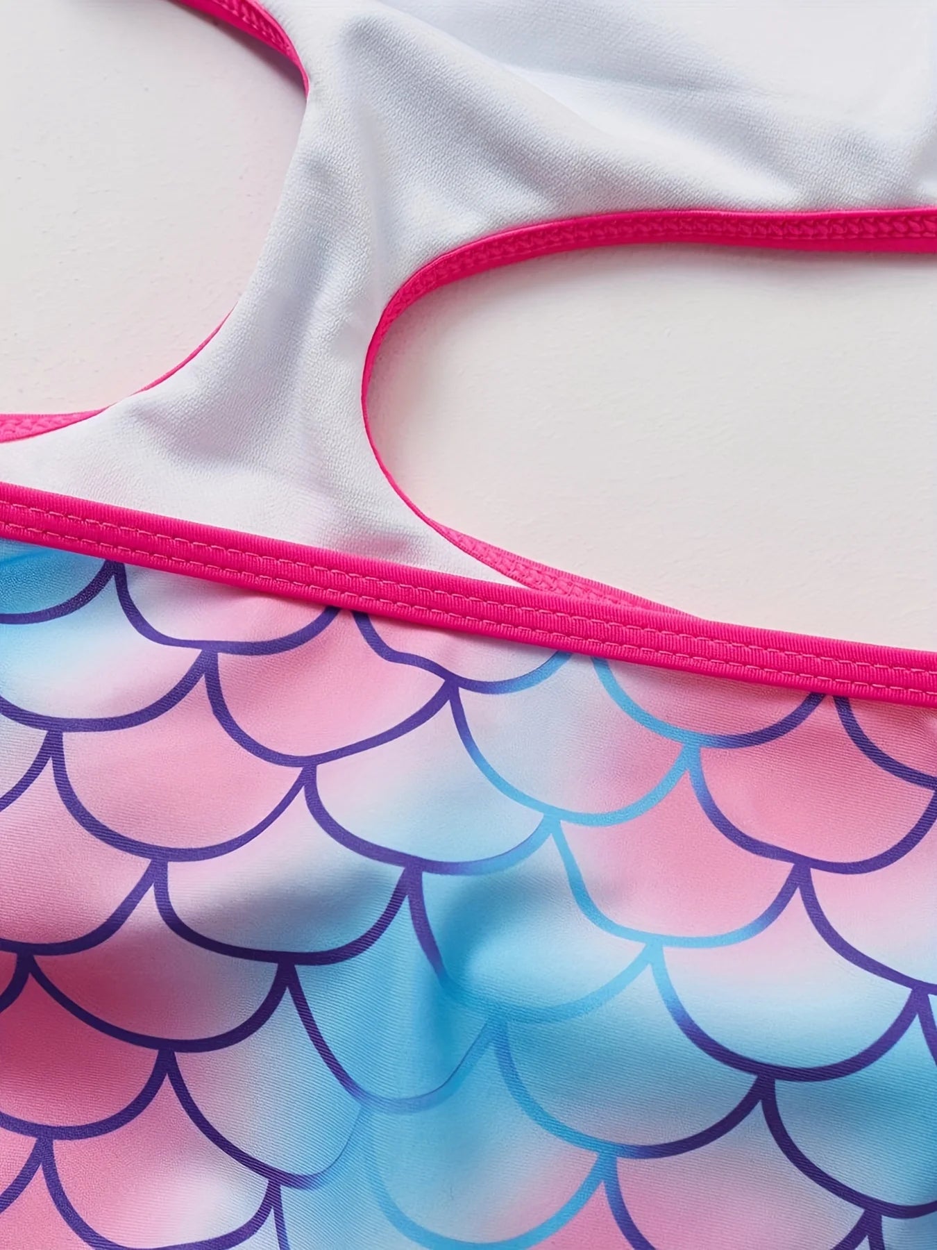 Toddler Girls One-piece Swimsuits Girl Waistless Fish Scale Mermaid Children's Ins Swimsuit