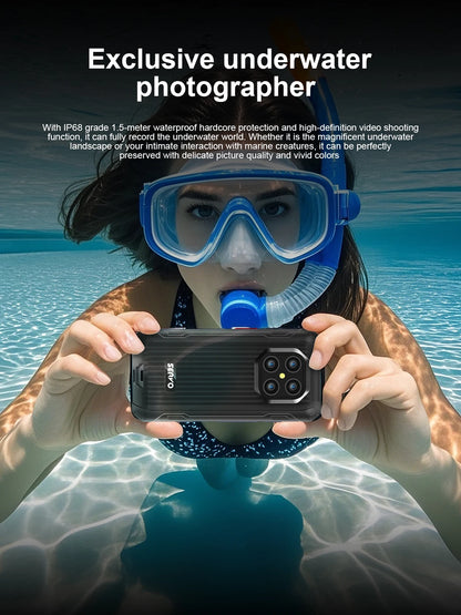 SERVO TANK500 IP68 Waterproof Mini Smart Phone 4G LTE Android 12 RAM 6GB ROM 128GB PTT Network Intercom Small Rugged Smartphones