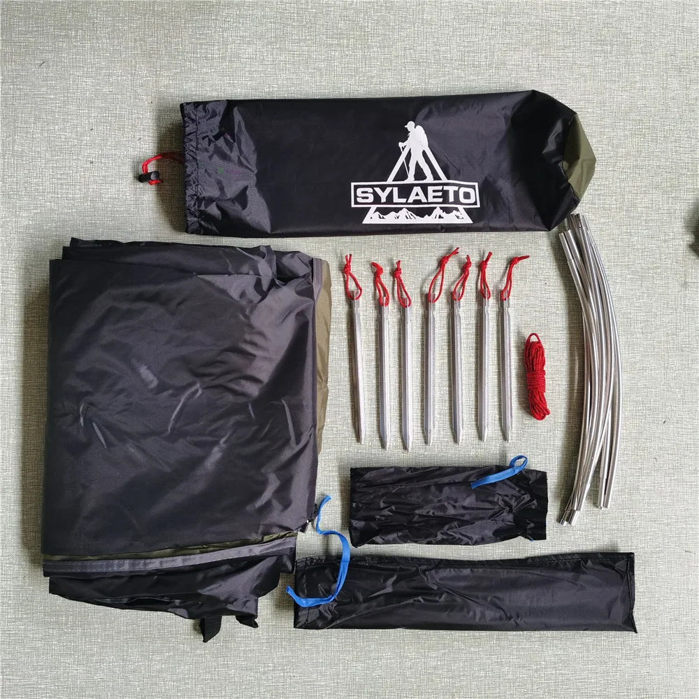 Ultra Light Single Person Camping Small Sleeping Bag Outdoor Portable Tent Mountaineering Equipment Summer Breathable