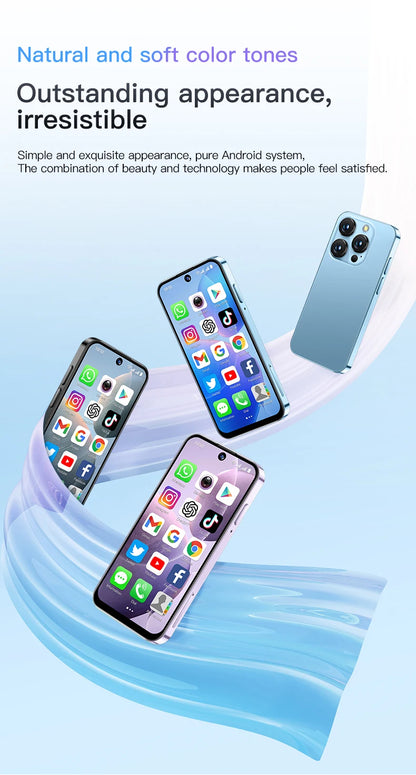 SOYES XS19 Mini Smartphone 3.88in 2GB RAM 16GB ROM Android10.0 With Facial Recognition Dual SIM Standby 3G Network Small Phone