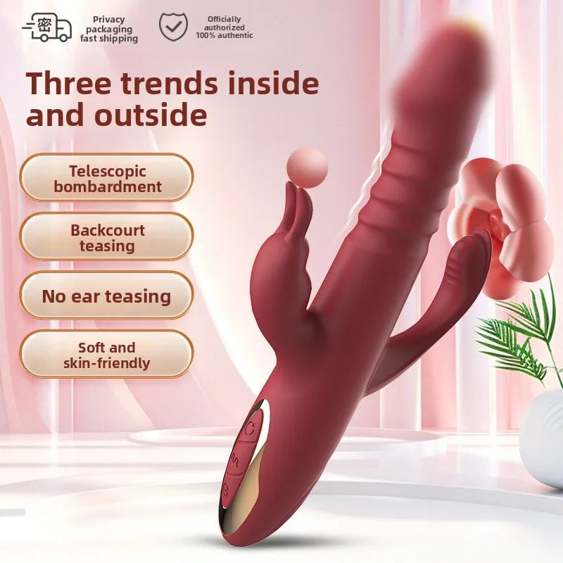 Adult products, front and rear vibrators, toys, female products, sex toys, masturbators, AV vibrators, massage sticks