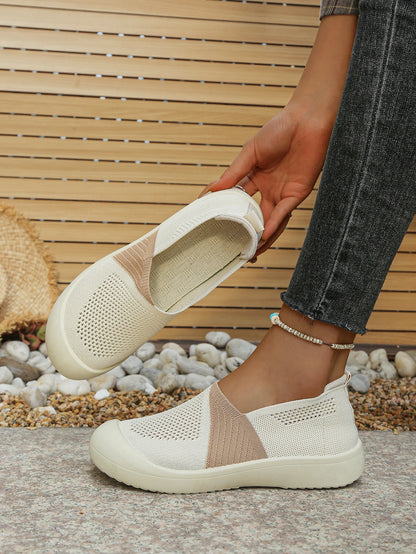 Women's shoes summer 2026  Single Shoes Dual-Tone Breathable Design Petite Fragrance Style Comfortable Footwear shoes woman