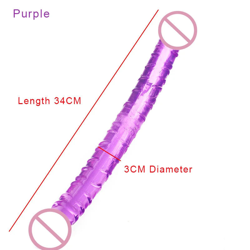 Sexy Toys Both Ends Dildo For Women Vaginal Plugs Prostate Massager Masturbators Adult Supplies Anal Dilator Exotic Accessories