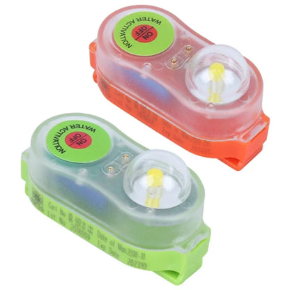 LED Seawater Activated Life Jacket Light Safety Vest for Adult Waterproof Survival Gear Accessory