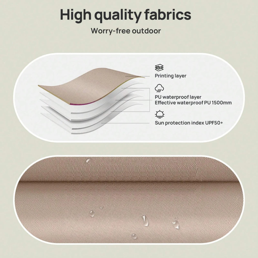 5-8 Person Camping Tent 2 Bedroom 1Hall  Double Layers Oversize Thickened Rainproof Tent Outdoor Family Camp Tour Equipment