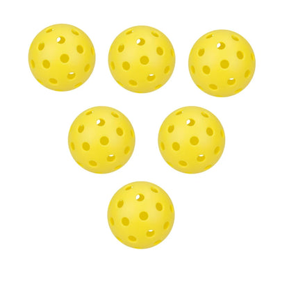 3/6/12pcs Indoor Pickleball Balls 26 Holes Colorful and Durable Pickleballs 72mm Training Ball Practice Competition Pickleball