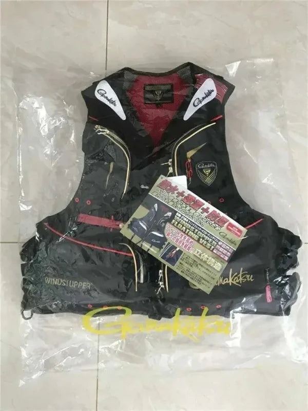 Man Fishing Vest Outdoor Buoyancy Vest for Men Multi-functional Breathable Life Vest Jacket for Drifting Swimming