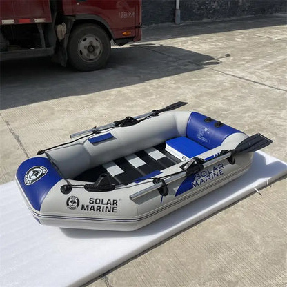 No Accessories Parts B175 Solar Marine 0.7 mm PVC Inflatable Rowing Fishing Boats One Person Kayak Canoe Dinghy Waterplay Craft