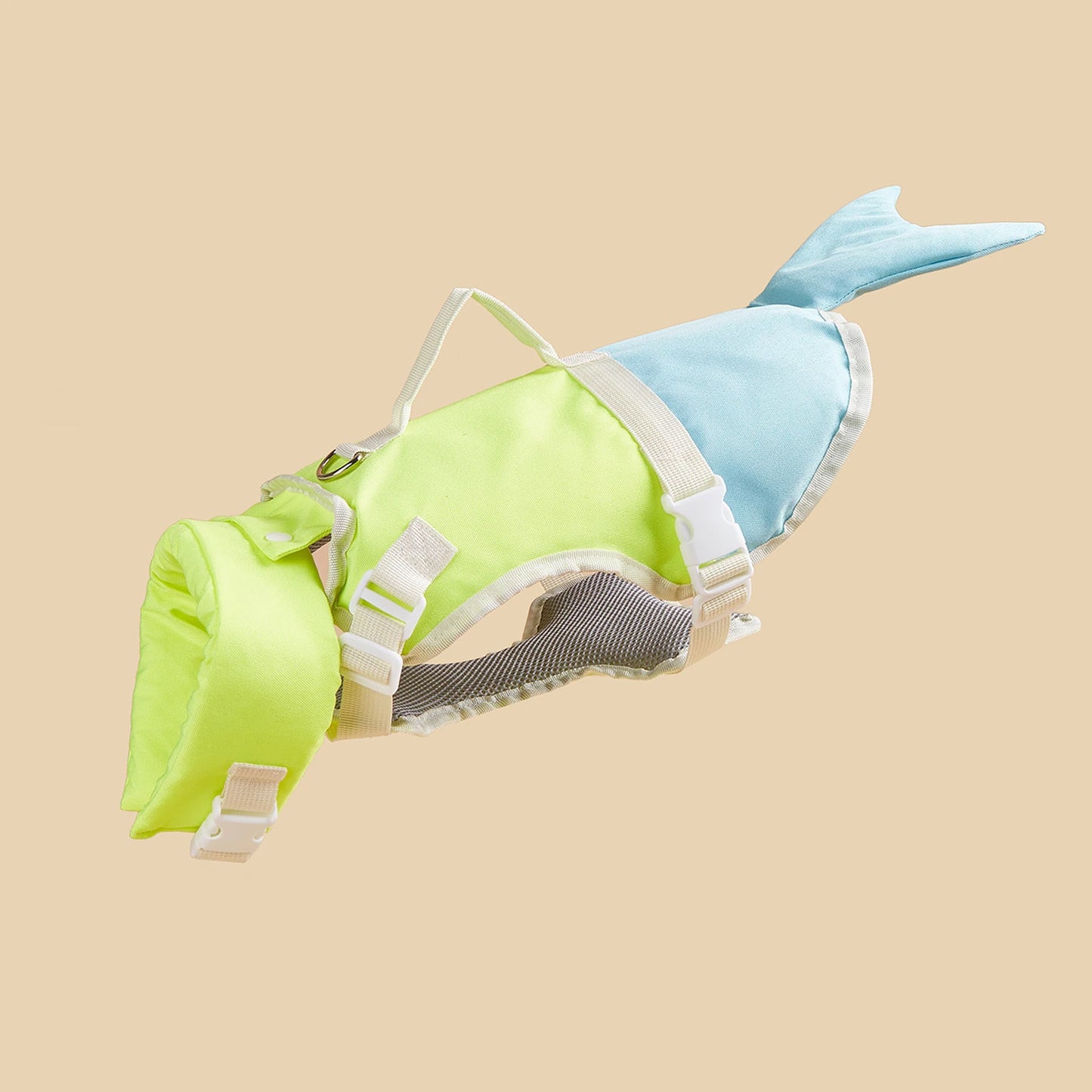 Dog Life Jacket Enhances Buoyancy Adjustable for Safe Fit to Pet Body Swimming Rowing Surfing Pet Flotation Vest