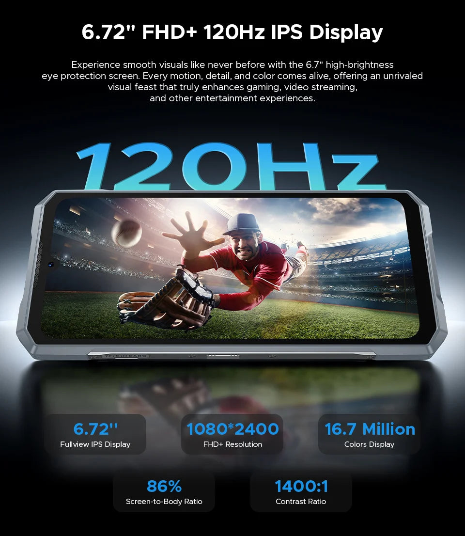 World Premiere DOOGEE Blade GT Pro 5G Rugged Phone LED Light Effect 12GB 512GB 10.5mm Ultra-thin 100MP AI Camera 5800mAh Battery