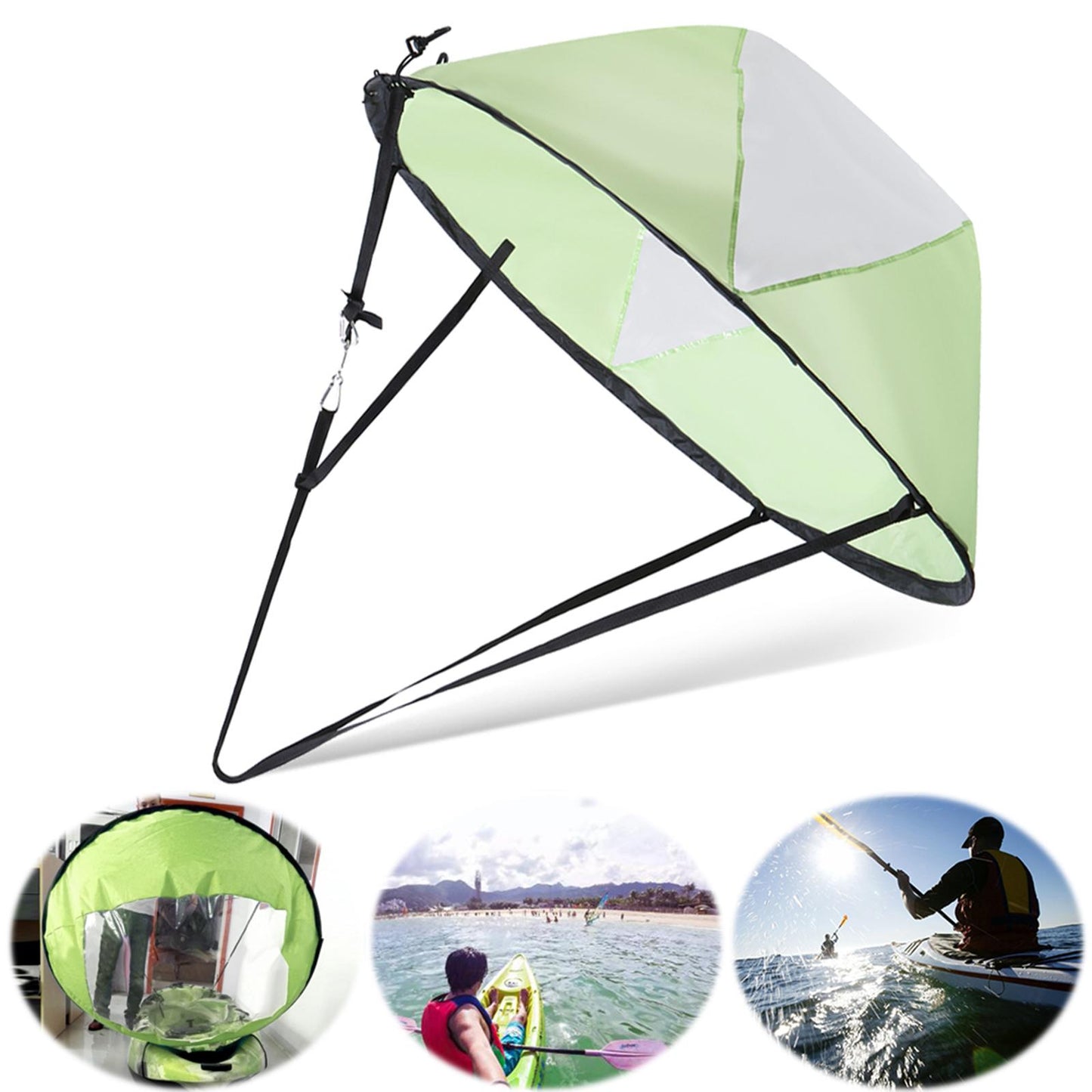 Kayak Wind Sail Paddle Sailing  Board Row  Sail for Boats Canoe