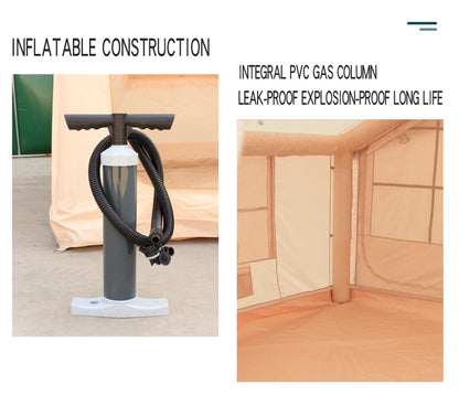 Outdoor Outdoor Camping Style Inflatable Tent Overnight Rainproof Thickeneded Camping Style Outdoor Cabin Roof 8 Square Meters