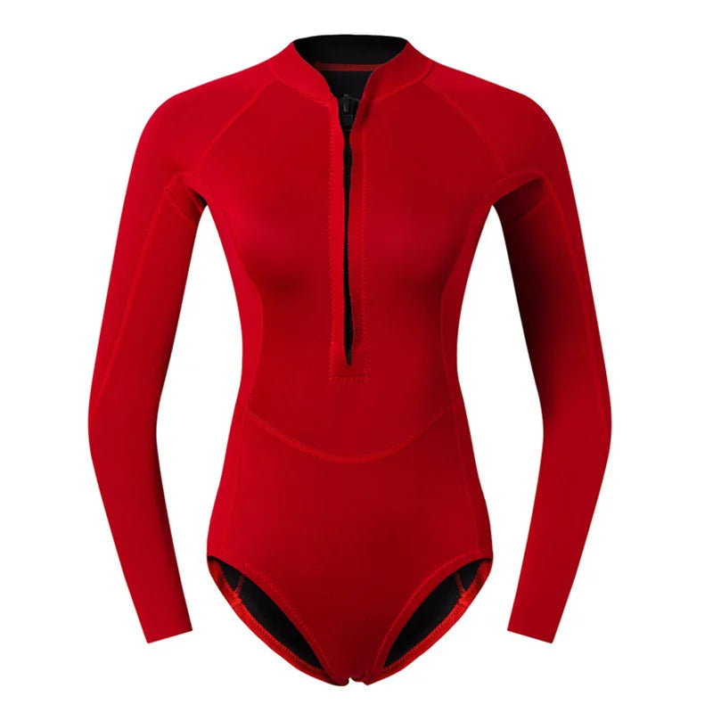 2MM Neoprene Snorkeling Wetsuits Spearfishing Surfing Diving Suit Bathing Swimwears Women Keep Warm Scuba Water Sport Equipment