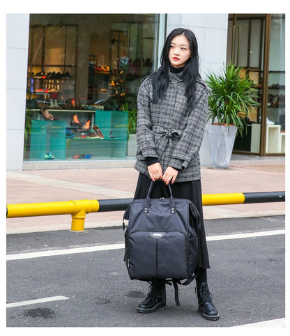 Wheeled bag for travel trolley bags Women travel backpack with wheels Oxford large capacity Travel Rolling Luggage Suitcase Bag