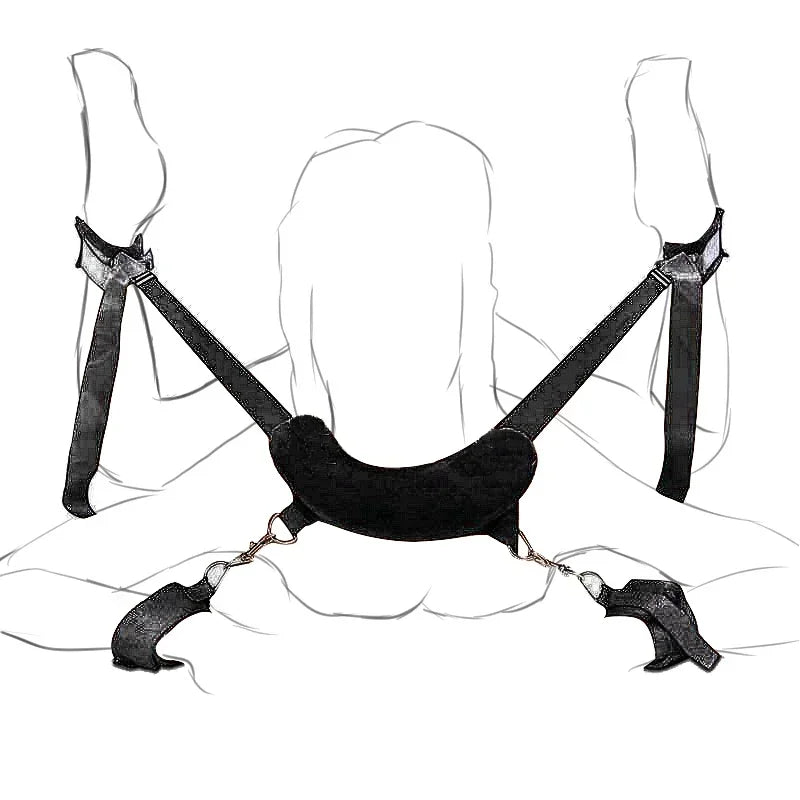 Adult Game Sexy Toys For Men Women BDSM Bondage Adjustable Handcuffs Ankle Straps Fetish No Vibrator Erotic Sex Shop 18+
