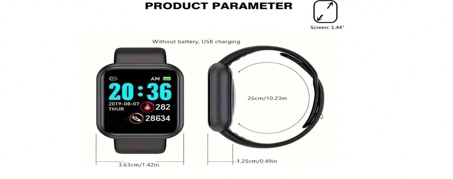 Smart Watch For Women Men Wristwatch Bluetooth Connected Phone Player Music Fitness Sport Bracelet Sleep Monitor Digital Watches