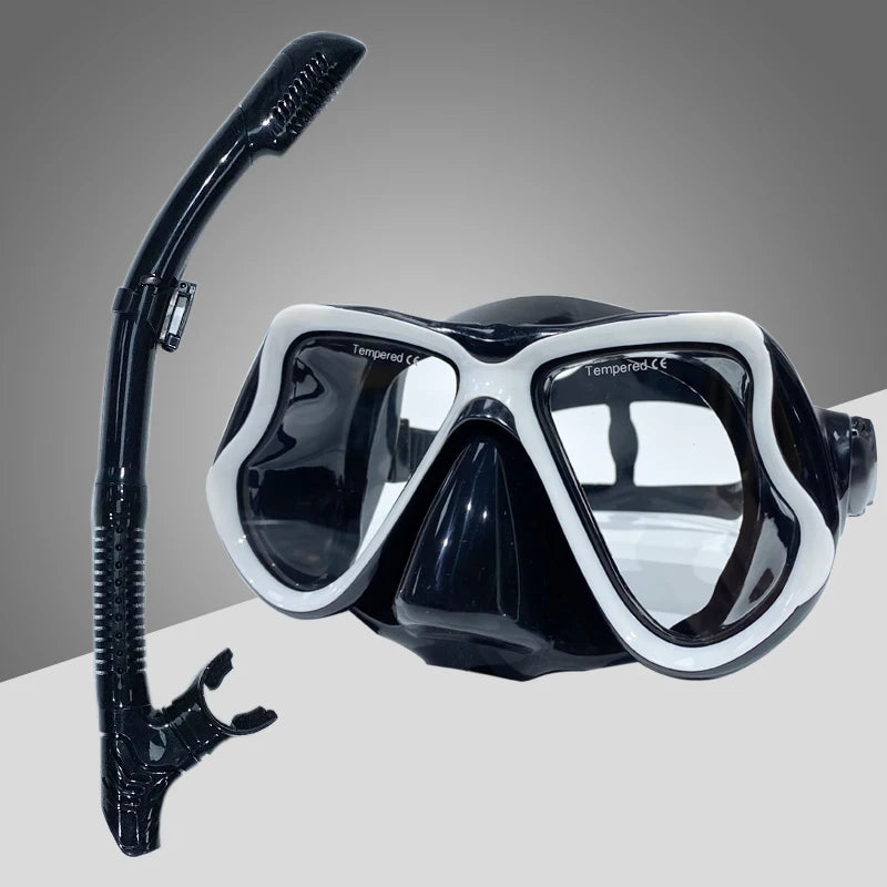 Diving Masks for Adults Snorkeling Breath Tube Set Glasses for Women Men Anti-slip Buckle Masks
