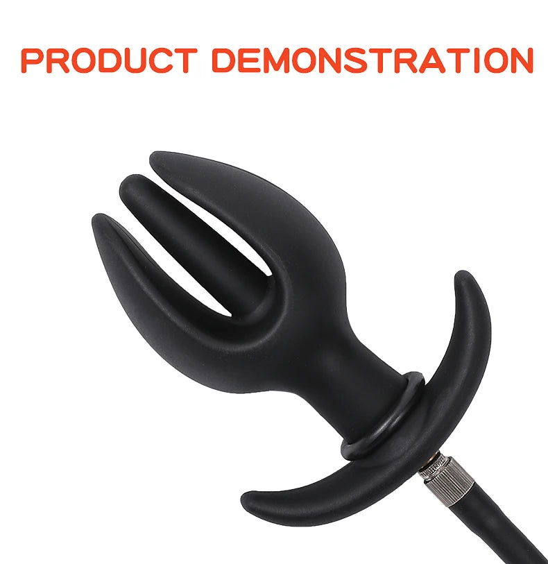 Adult Products Dildo for Anal Toy Expandable Butt Plug Silicone Massager Sex Toy for Women Men Inflatable Anal Plug Backyard Toy