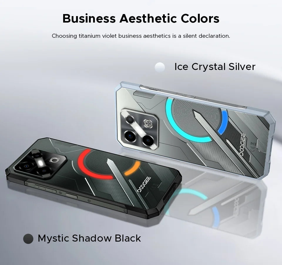 World Premiere DOOGEE Blade GT Pro 5G Rugged Phone LED Light Effect 12GB 512GB 10.5mm Ultra-thin 100MP AI Camera 5800mAh Battery