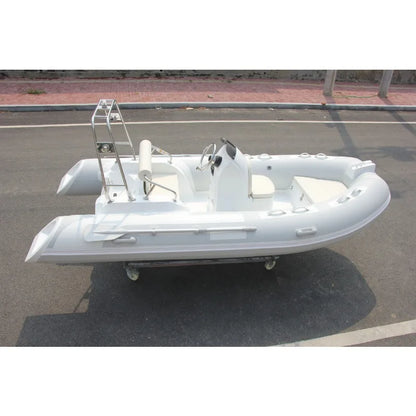 RIB Inflatable Boat Luxury Fiberglass Floor Hypalon/PVC Rescue Boat for Sport Leisure Lake Outdoor Entertainment